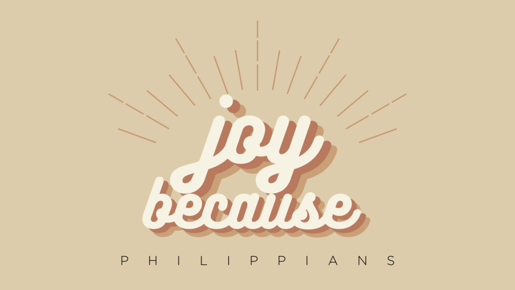 Joy Because Sermon Graphic