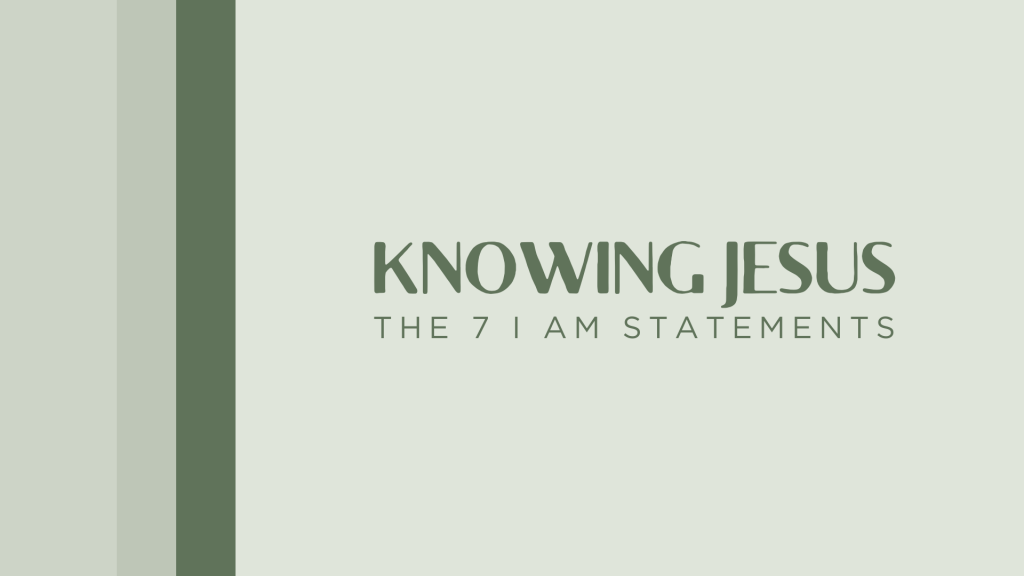Knowing Jesus Sermon Graphic