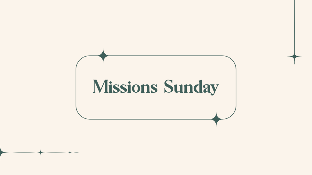 Missions Sunday Sermon Graphic
